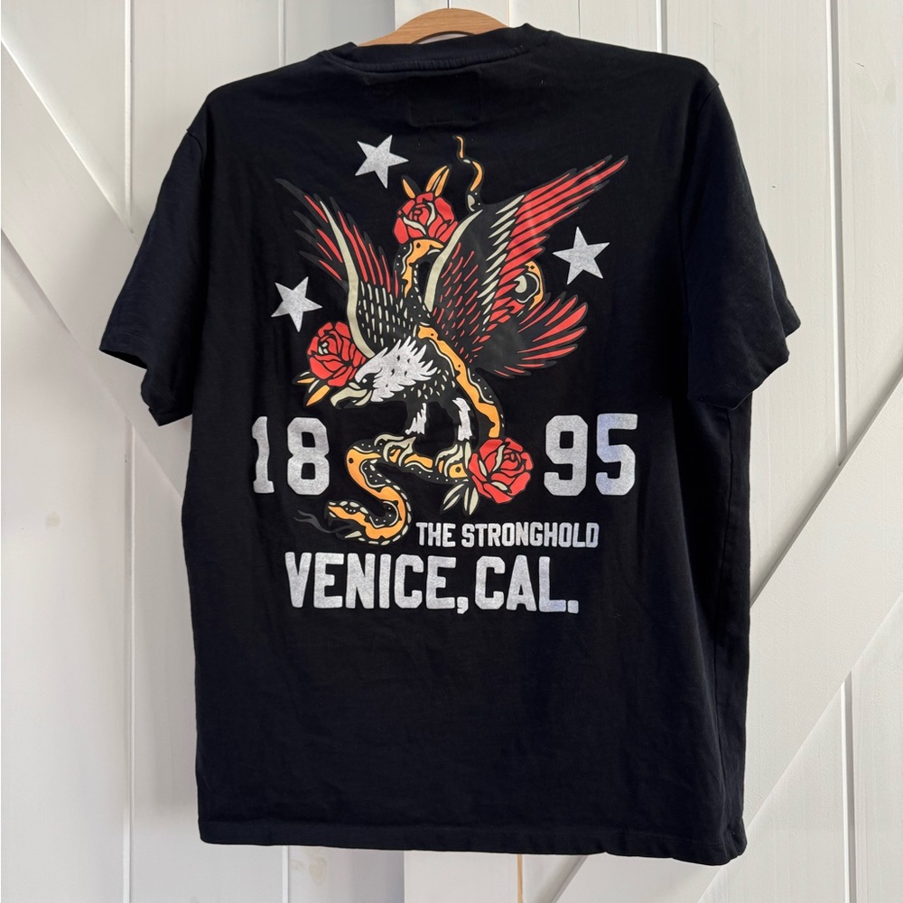 The Stronghold Bald Eagle Venice, California Regular Fit Crewneck Tee